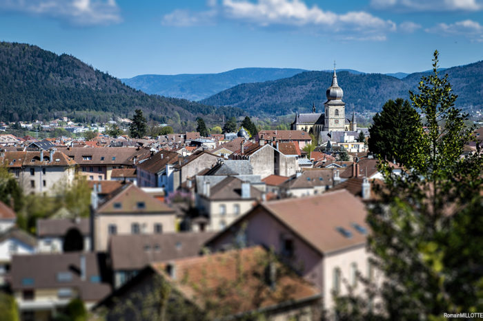 Ville De Remiremont Ancien Site Remiremont Vue Abbaye