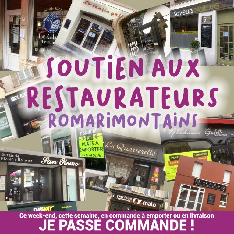 Ville De Remiremont Temporaires Soutien Restaurateurs