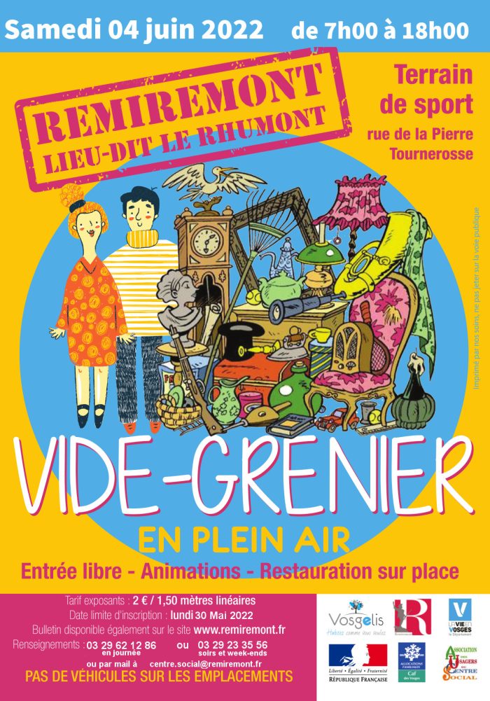 Ville De Remiremont Agenda Fly Vide Grenier Recto