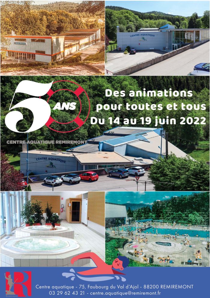 Ville De Remiremont Actualites Affiche Ans Centre Aquatique L