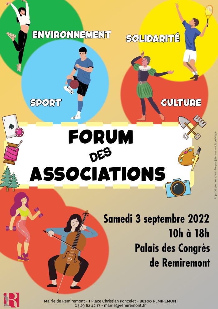 Ville De Remiremont Actualites Affiche Forum Des Associations V