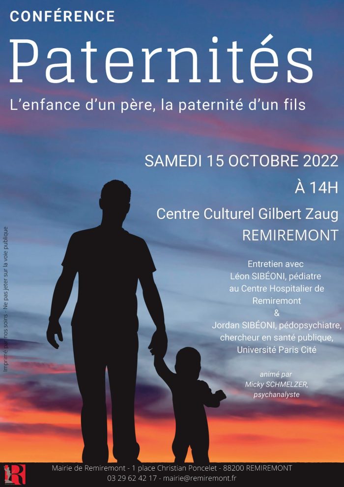 Ville De Remiremont Actualites Affiche Conference Paternites L