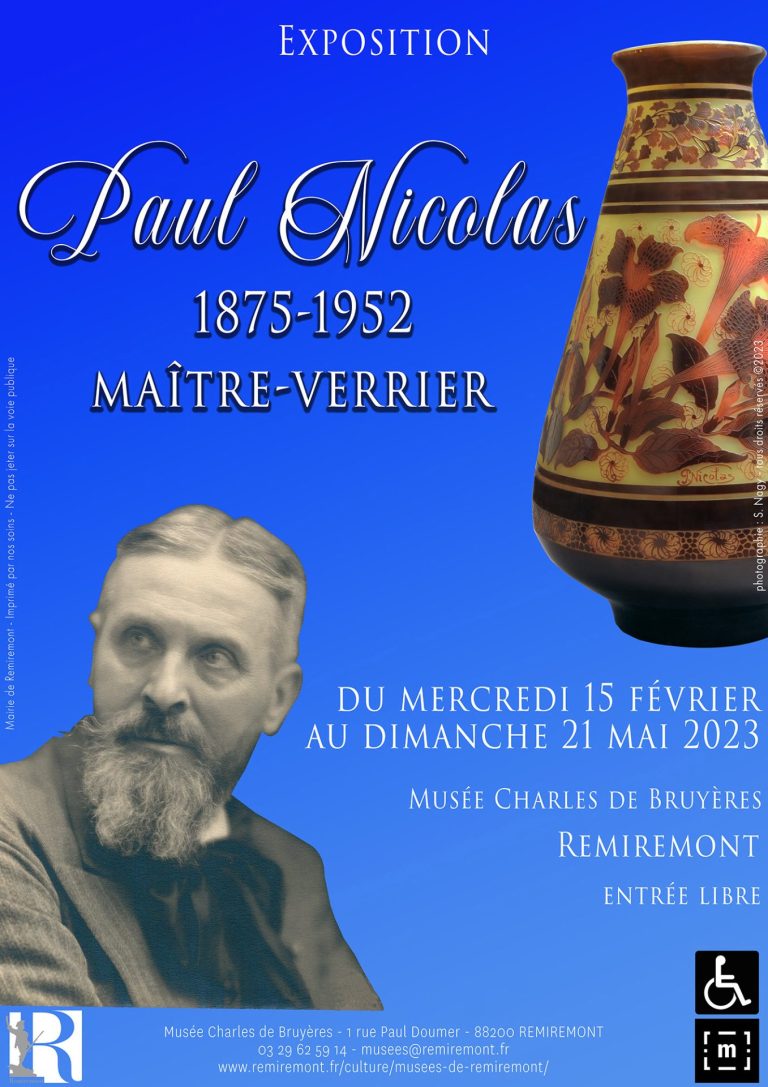 Ville De Remiremont Actualites Affiche Exposition Paul Nicolas L