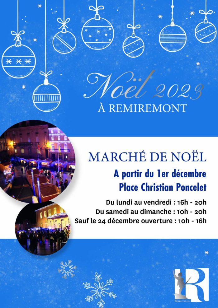 Ville De Remiremont Uncategorized AFFICHE MARCHE DE NOEL NOEL RMT