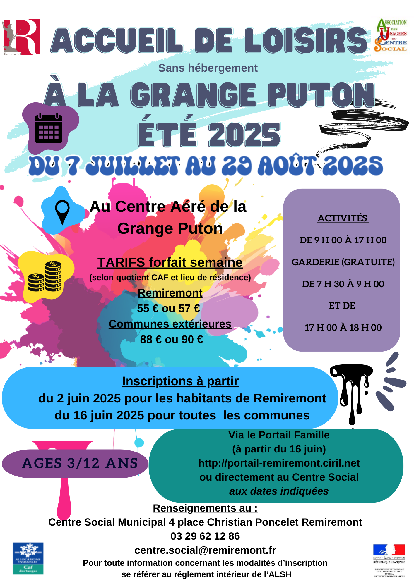 Ville De Remiremont Uncategorized Flyer Centre Aere Ete