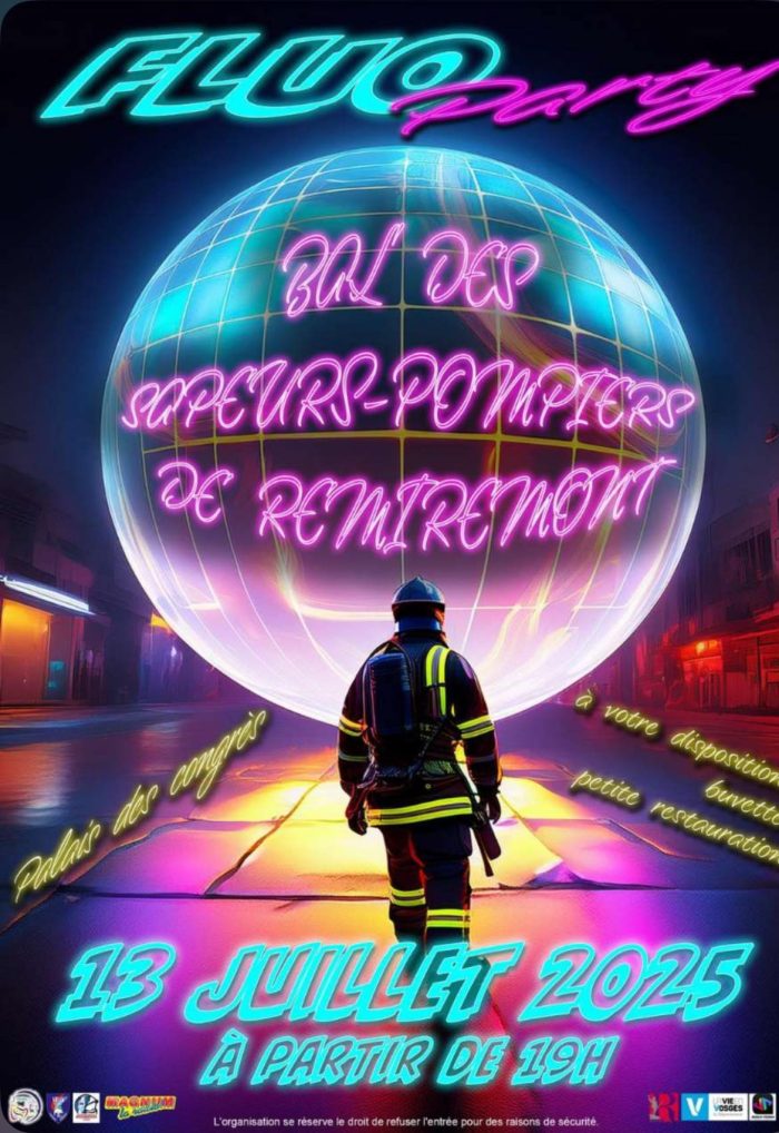 Ville De Remiremont Uncategorized Affiche Bal Des Pompiers
