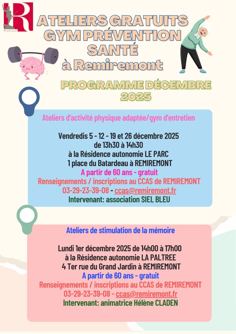 Ville De Remiremont Office De Tourisme Ccas Ateliers Page