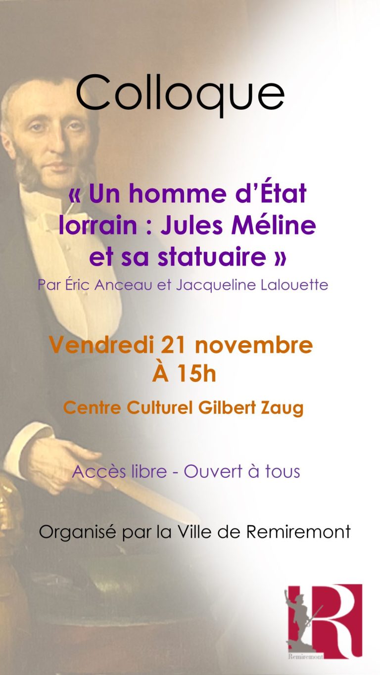 Ville De Remiremont Office De Tourisme Colloque Jules Meline