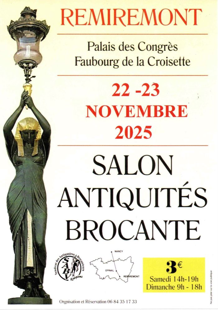 Ville De Remiremont Office De Tourisme Salon Antiquite Brocante