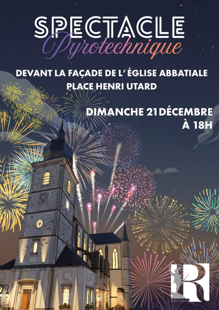 Ville De Remiremont Office De Tourisme Affiche SpectaclePyrotechnique