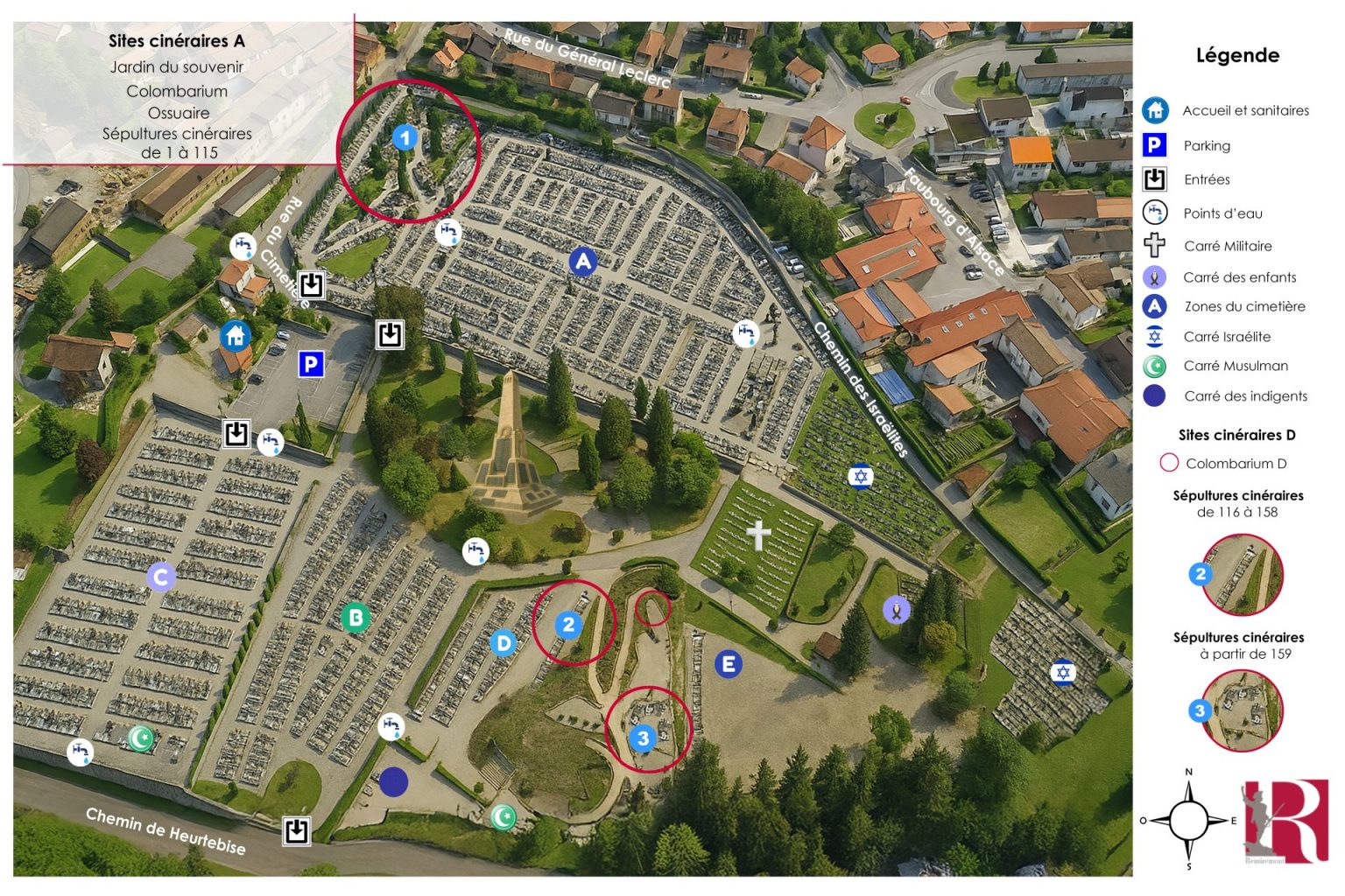 Ville De Remiremont Office De Tourisme CARTE CIMETIERE X Mm Copie