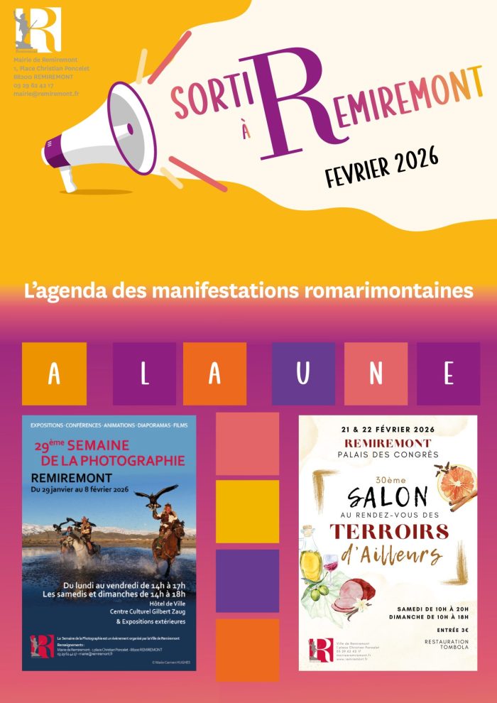 Ville De Remiremont Office De Tourisme SortirARemiremont FEVRIER