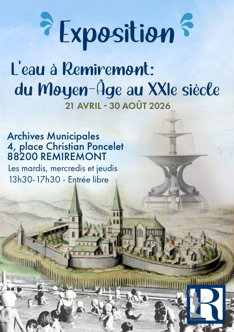 Ville De Remiremont Actualites AFFICHE EXPO EAU V Copie